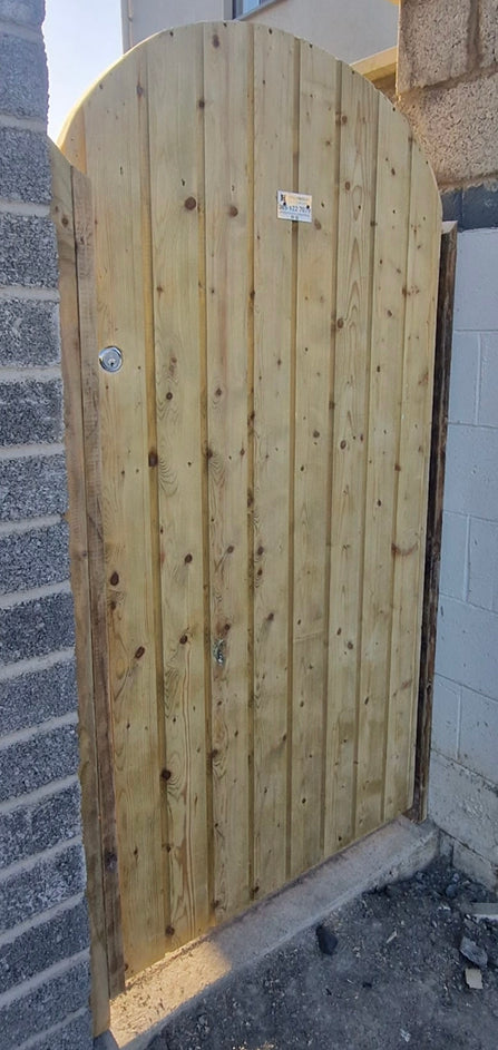 6x3ft Round Top Double Sided Gate