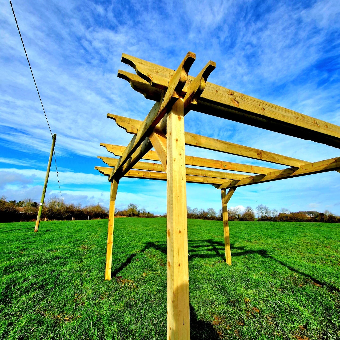 D.I.Y flat pack 16x16ft Pergola.