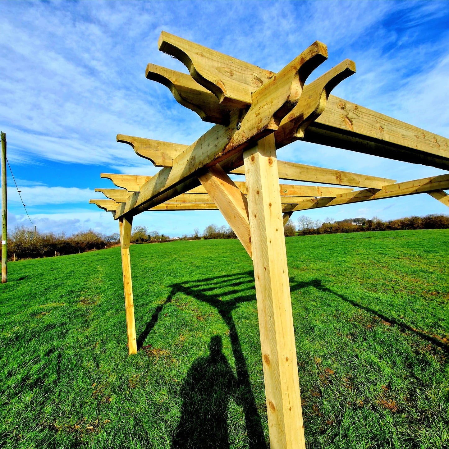 D.I.Y flat pack 16x16ft Pergola.