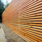 Douglas Fir panelling with U.V proof marine varnish finish